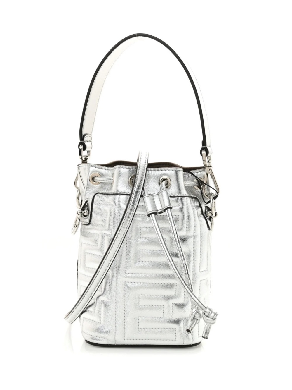 Fendi Metallic Silver x Marc Jacobs Mon Tresor Bag